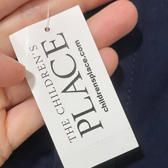 Children’s Place Boys Stretch Chino Navy Pants - Picture 4 of 7